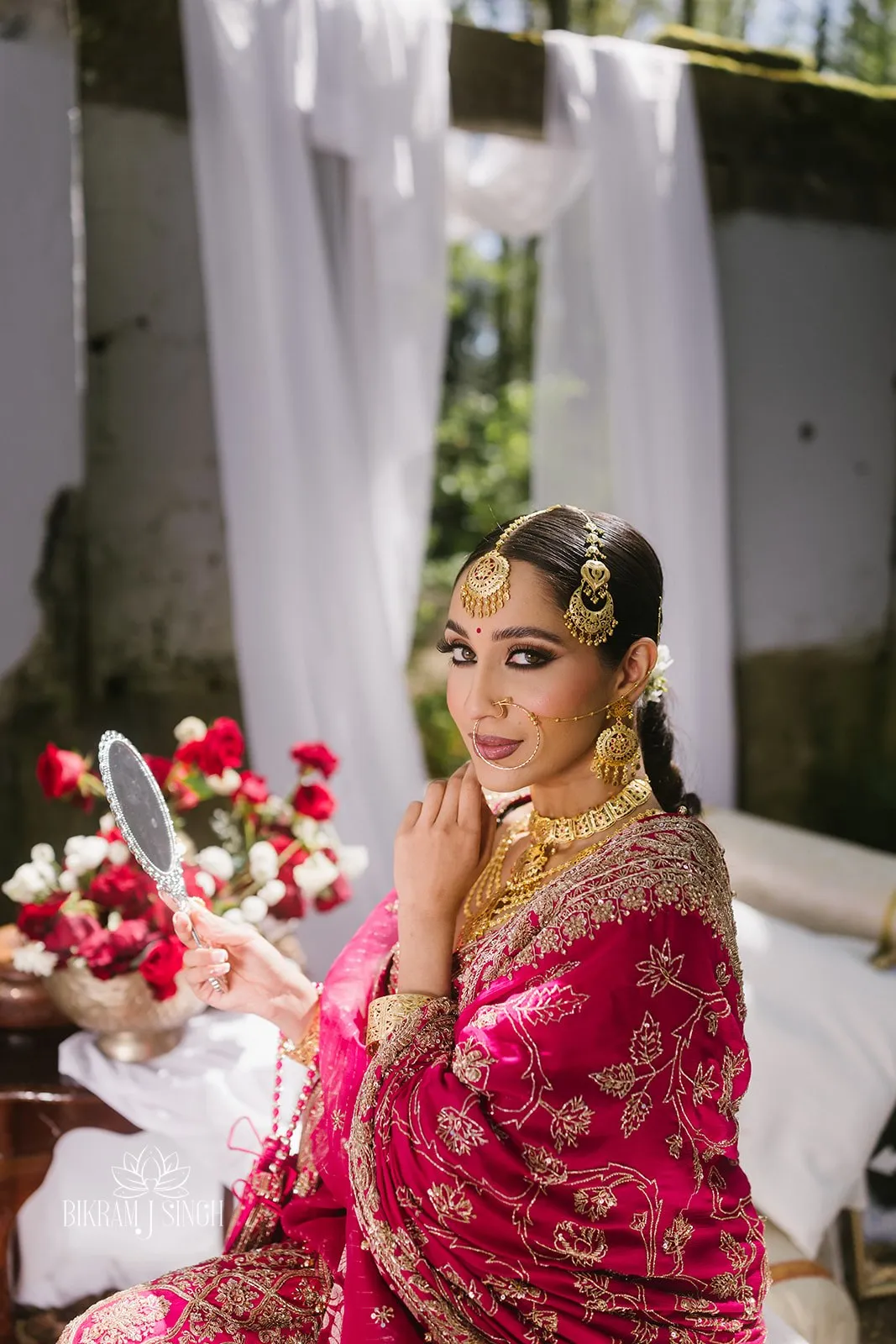 Bridal makeup by Fateh